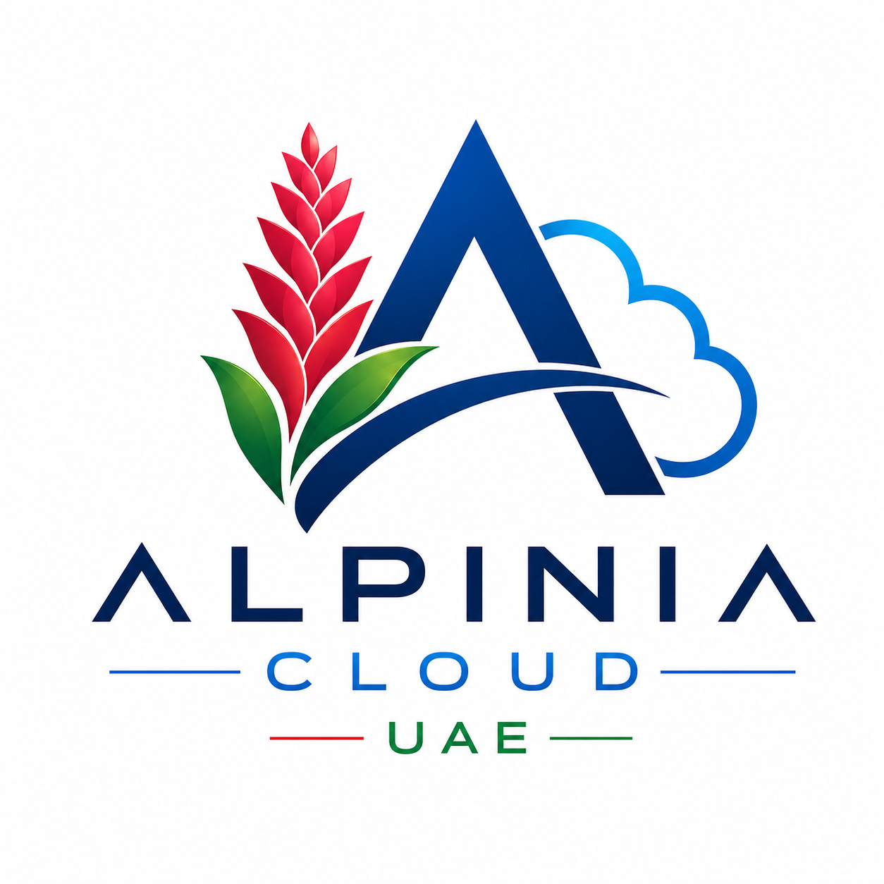 Alpinia Cloud UAE brand visual